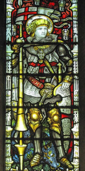 성 제오르지오_by Charles Eamer Kempe_photo by Lawrence OP_in the parish church of St John the Baptist in Burford_England.jpg